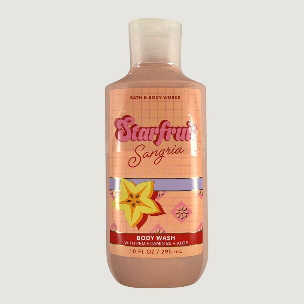 Bath and Body Works Starfruit Sangria Body Wash 10 fl oz New Sealed
